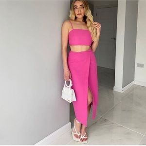 NWT ZARA  Wrap Pareo Midi Skirt S Blogger’s Favorite